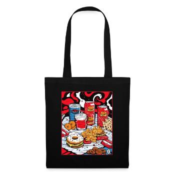 Sugar Donuts, Sweet Lemonade, Candy and Fast - Tote Bag - black - Front