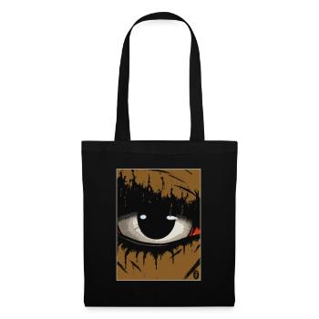 L’œil d’une femme qui voit tout - Sac en tissu - noir - Devant
