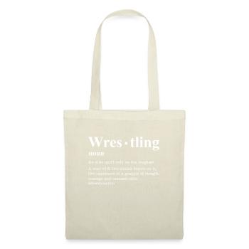 Wrestling Wrestler Kampf Ringen Ringer Geschenk - Stoffbeutel - Natur - Vorne
