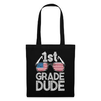 Professeur de maternelle Drôle Étudiant 1er Diplôme - Sac en tissu - noir - Devant