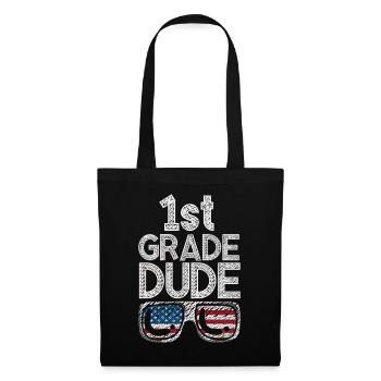 Professeur de maternelle Drôle Étudiant 1er Diplôme - Sac en tissu - noir - Devant