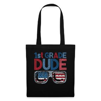Professeur de maternelle Drôle Étudiant 1er Diplôme - Sac en tissu - noir - Devant