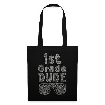 Professeur de maternelle Drôle Étudiant 1er Diplôme - Sac en tissu - noir - Devant