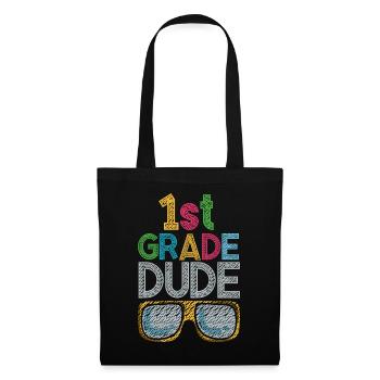 Professeur de maternelle Drôle Étudiant 1er Diplôme - Sac en tissu - noir - Devant