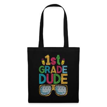 Professeur de maternelle Drôle Étudiant 1er Diplôme - Sac en tissu - noir - Devant