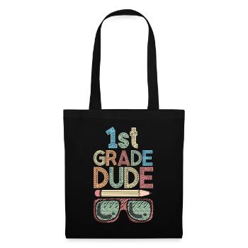 Professeur de maternelle Drôle Étudiant 1er Diplôme - Sac en tissu - noir - Devant