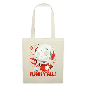 Funked Euch Alle! Horrorpuppe mit Schnauze voll - Stoffbeutel - Natur - Vorne