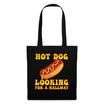 Hot Dog Looking For A Hallway - Tote Bag - black - Front