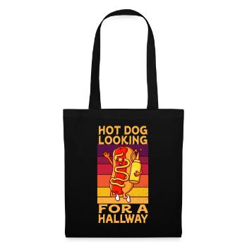 Hot Dog Looking For A Hallway - Tote Bag - black - Front