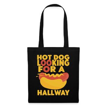 Hot Dog Looking For A Hallway - Tote Bag - black - Front