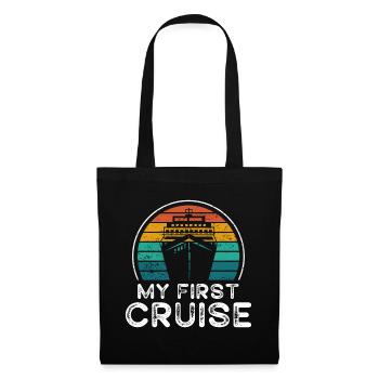 My First Cruise Family Vacation - Fun and Exciting - Tote Bag - black - Front