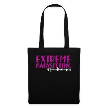 Extreme Babysitting Proud - Surrogate Mother - Tote Bag - black - Front