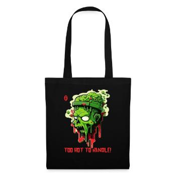Too Hot to Handle: A melting zombie - Tote Bag - black - Front