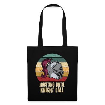 Jousting Knight Medieval Renaissance Knights Armor - Tote Bag - black - Front