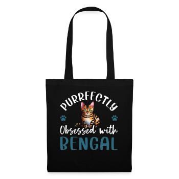 Obsédé par le Bengale - Sac en tissu - noir - Devant