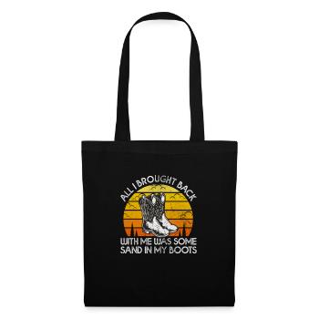 Cow-boy - Sac en tissu - noir - Devant