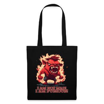 I'm not mad, I'm angry, devil - Tote Bag - black - Front