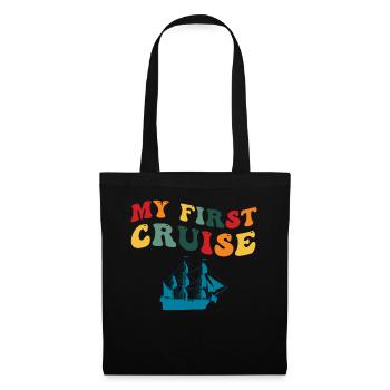 My First Cruise Family Vacation - Fun and Exciting - Tote Bag - black - Front
