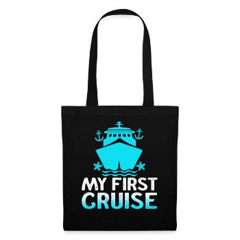 My First Cruise Family Vacation - Fun and Exciting - Tote Bag - black - Front