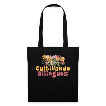 Cultivando Bilingües Spanish Teacher Apparel - Tote Bag - black - Front