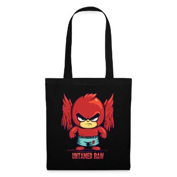 Un enfant fort est un ange indompté - Sac en tissu - noir - Devant