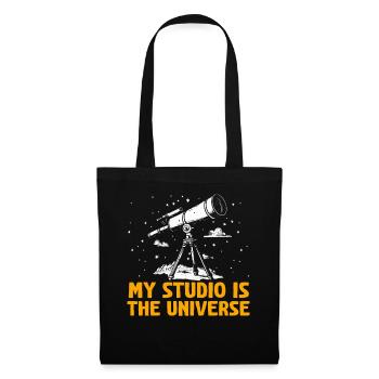 Space Photography Stargazing Telescope Astronomy - Tote Bag - black - Front