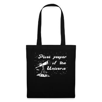 Space Photography Stargazing Telescope Astronomy - Tote Bag - black - Front