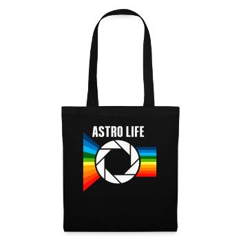 Space Photography Stargazing Telescope Astronomy - Tote Bag - black - Front