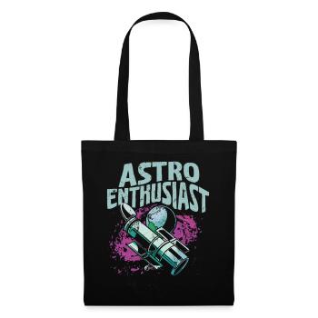 Photographie spatiale Télescope d’observation des étoiles Astronomie - Sac en tissu - noir - Devant