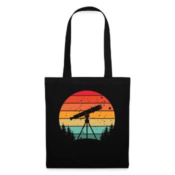 Space Photography Stargazing Telescope Astronomy - Tote Bag - black - Front