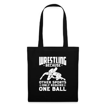 Wrestling Wrestler Fight Wrestling Ringer Gift - Tote Bag - black - Front