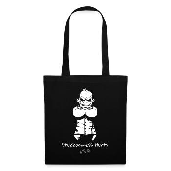 Stubbornness harms the stubborn type - Tote Bag - black - Front