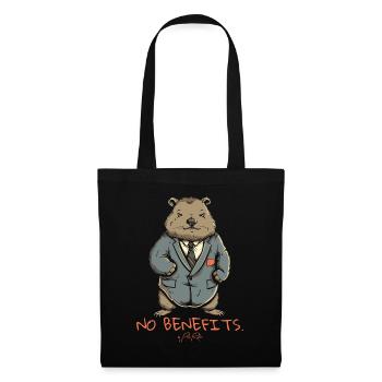 Pas d’avantages ! Du castor impérieux - Sac en tissu - noir - Devant