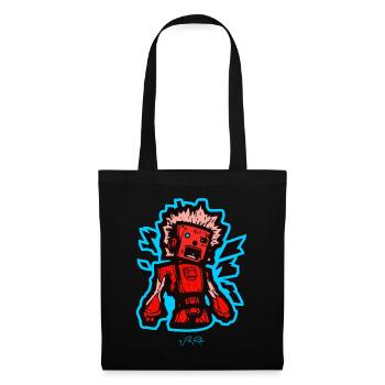 Mélancolie technologique, type d’agonie robotique - Sac en tissu - noir - Devant