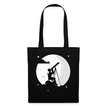 Space Photography Stargazing Telescope Astronomy - Tote Bag - black - Front