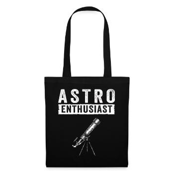 Space Photography Stargazing Telescope Astronomy - Tote Bag - black - Front