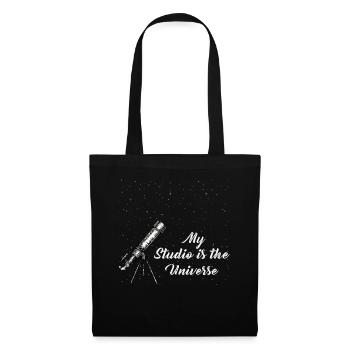 Space Photography Stargazing Telescope Astronomy - Tote Bag - black - Front