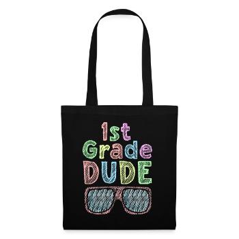 Professeur de maternelle Drôle Étudiant 1er Diplôme - Sac en tissu - noir - Devant