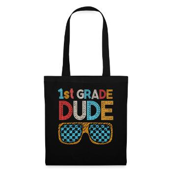 Professeur de maternelle Drôle Étudiant 1er Diplôme - Sac en tissu - noir - Devant