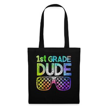 Professeur de maternelle Drôle Étudiant 1er Diplôme - Sac en tissu - noir - Devant
