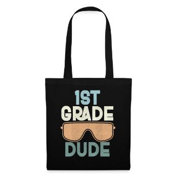 Professeur de maternelle Drôle Étudiant 1er Diplôme - Sac en tissu - noir - Devant