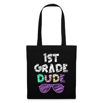 Professeur de maternelle Drôle Étudiant 1er Diplôme - Sac en tissu - noir - Devant