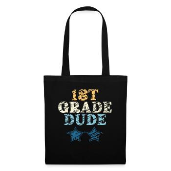 Professeur de maternelle Drôle Étudiant 1er Diplôme - Sac en tissu - noir - Devant