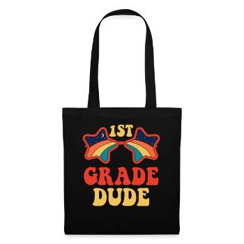 Professeur de maternelle Drôle Étudiant 1er Diplôme - Sac en tissu - noir - Devant