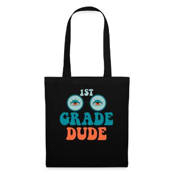 Professeur de maternelle Drôle Étudiant 1er Diplôme - Sac en tissu - noir - Devant