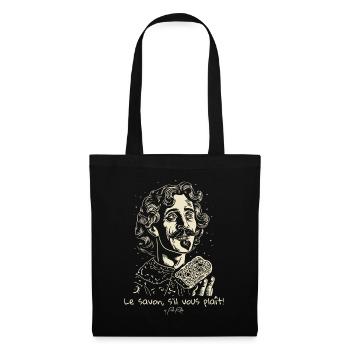 Le savon s il vous plaît, the soap please! - Tote Bag - black - Front