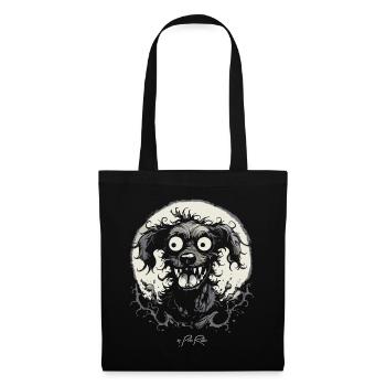 Chien d’horreur de l’enfer - Sac en tissu - noir - Devant