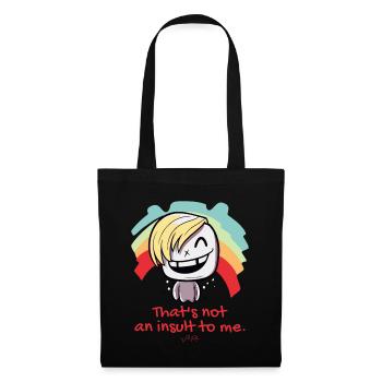 Cartoon, that's not an insult to me, LGBTQ - Tote Bag - black - Front