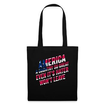 L’Amérique Un pays si grand Patriotique américain - Sac en tissu - noir - Devant