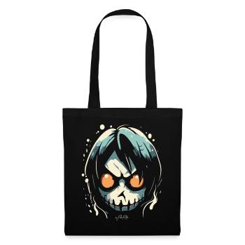 A cartoon comic manga villain - Tote Bag - black - Front